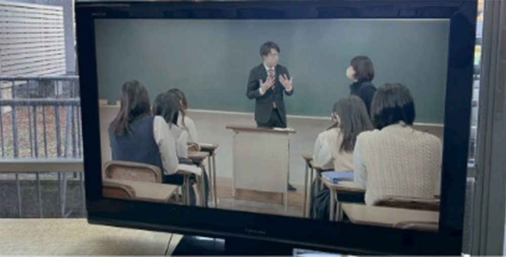 撮影の様子